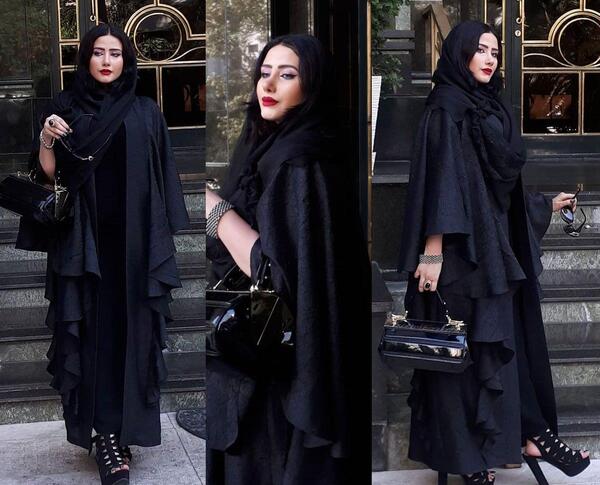 عکس مدل مانتو جلو باز لاکچری