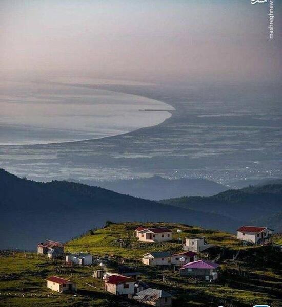 عکس دریا خزر زیبا
