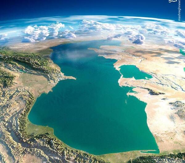 عکس دریا خزر زیبا