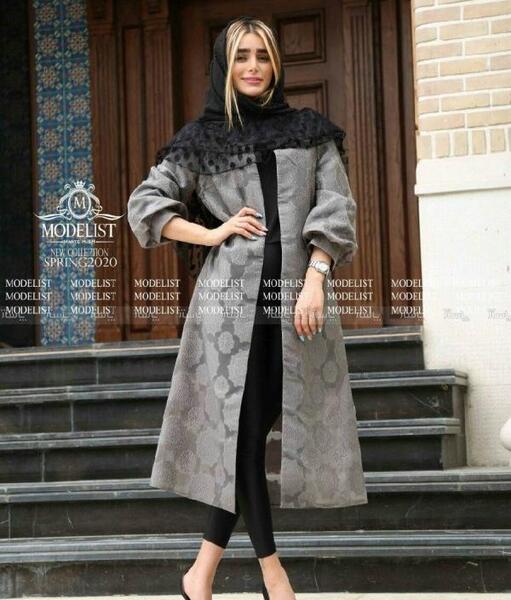 عکس مدل مانتو جدید با ژاکارد