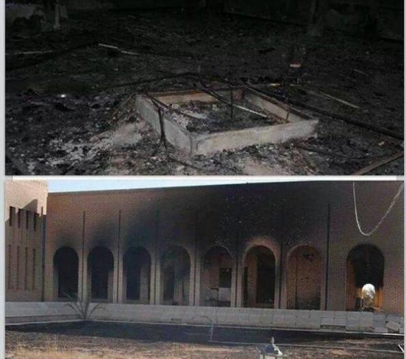 عکس قبر صدام
