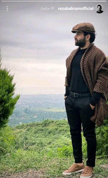 عکس سوگند خواهر رضا بهرام