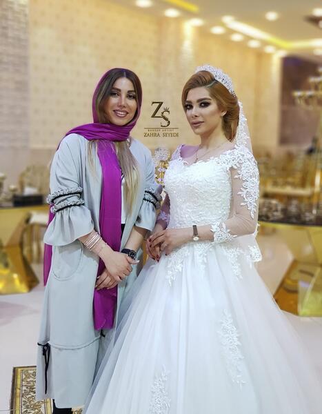 عکس عروسی زهرا