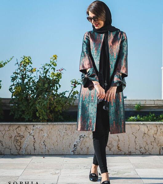 عکس مدل مانتو جدید ژاکارد