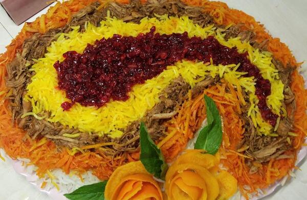 عکس شیرین پلو شیرازی