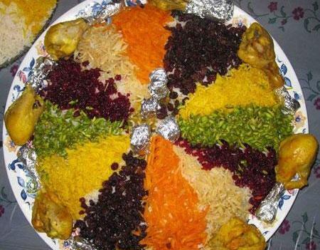 عکس شیرین پلو شیرازی