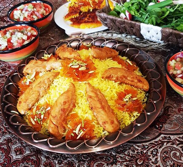 عکس شیرین پلو شیرازی