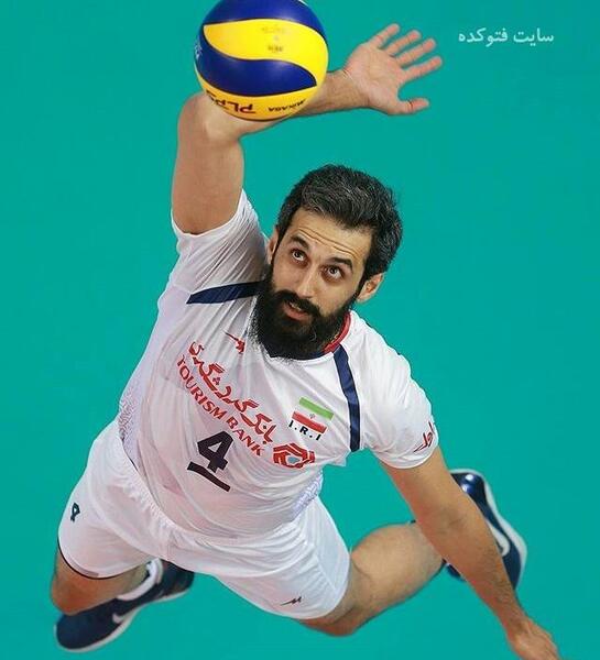 عکس سعید معروف والیبالیست