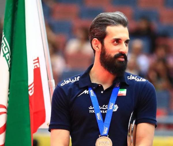 عکس سعید معروف والیبالیست