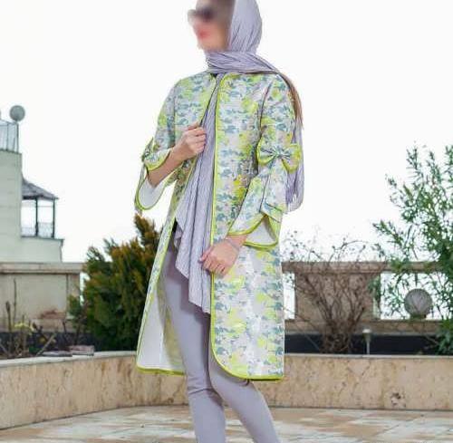 عکس مدل مانتو سال ۱۴۰۳ با حجاب