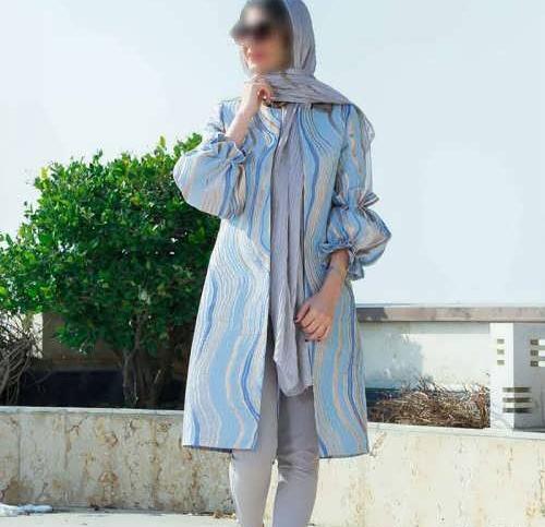 عکس مدل مانتو سال ۱۴۰۳ با حجاب