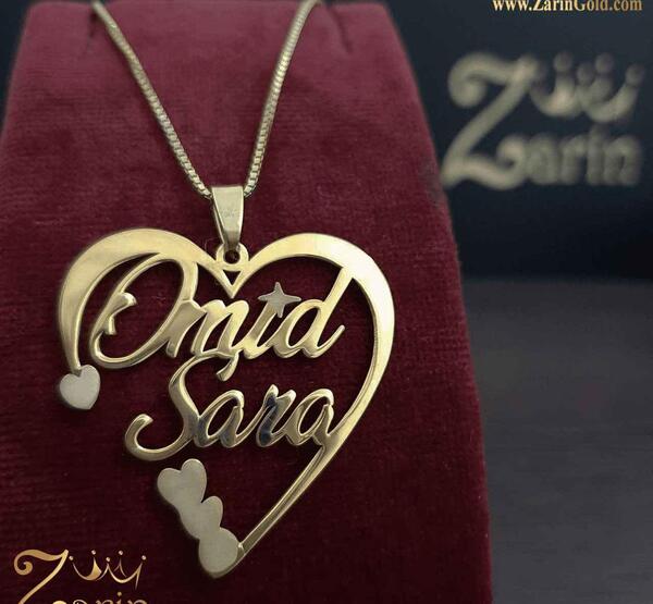 عکس نوشته اسم امید و سارا
