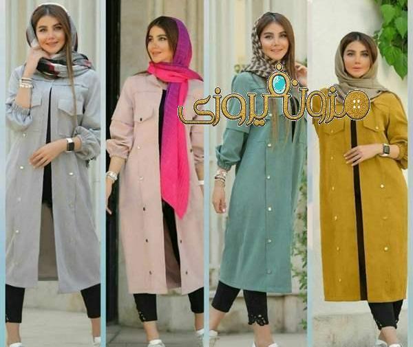 عکس مدل مانتو اسپرت با پارچه میکرو