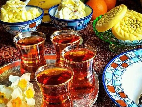 عکس چای رمانتیک