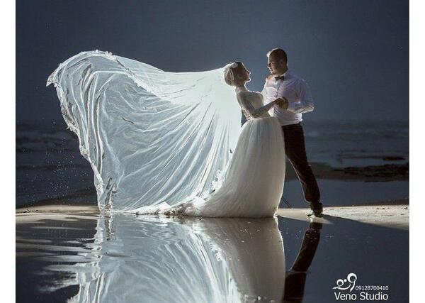 عکس عروس قنات