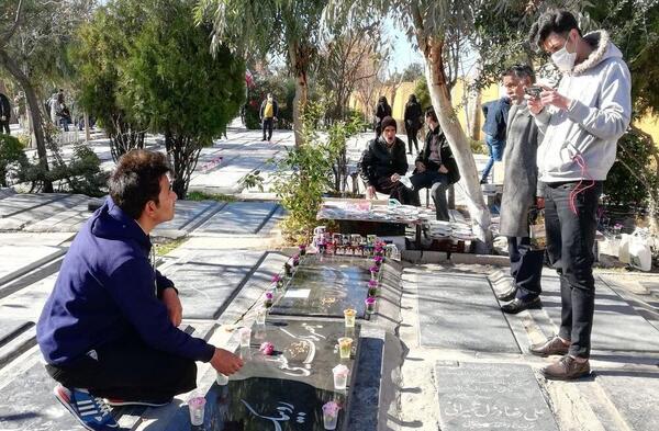 عکس قبر سیروس گرجستانی