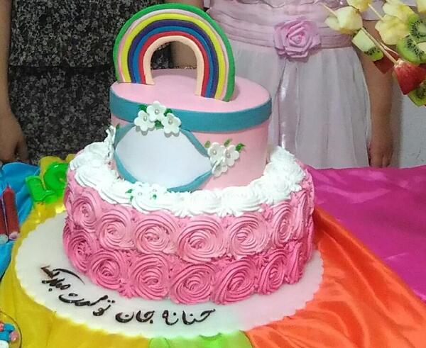 عکس کیک حنانه