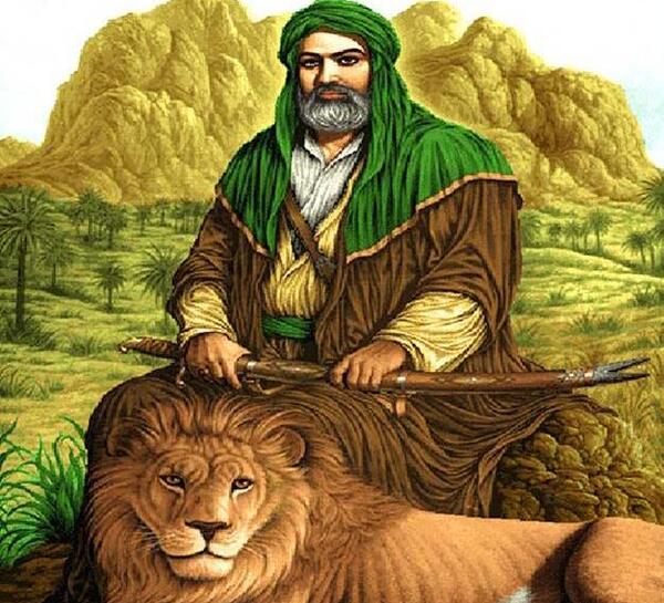 عکس امام علی با شمشیر