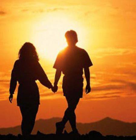 عکس خورشید عاشقانه