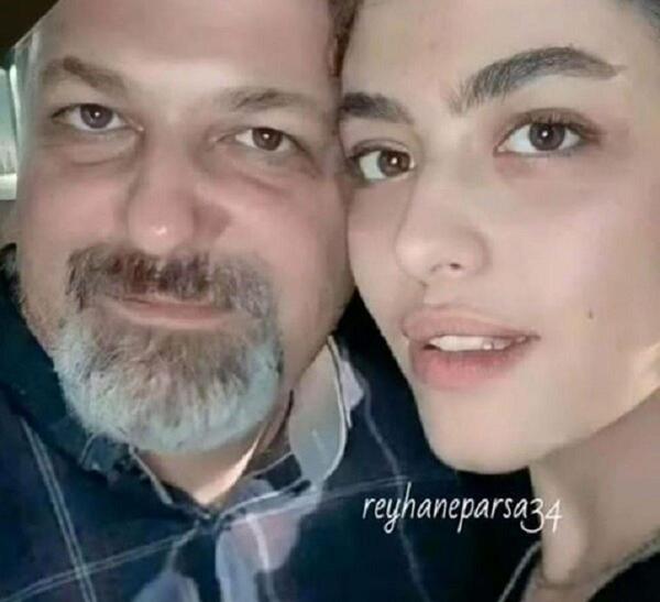 عکس ریحانه پارسا و پدرش