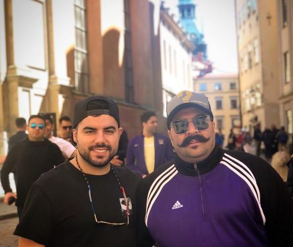 عکس بهنام بانی با لباس فوتبالی