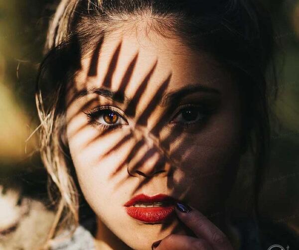 ژست عکس دخترانه طبیعت