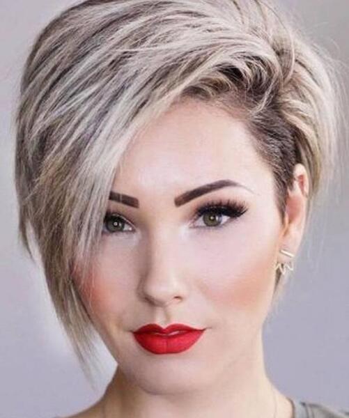 عکس مدل موی کوتاه زنانه برای صورت کشیده