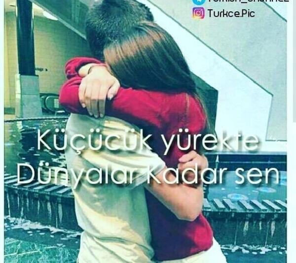 عکس نوشته عاشقانه ترکی