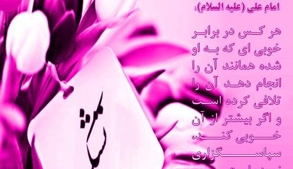 عکس نوشته تشکر از دختر خاله