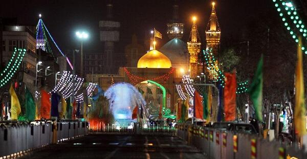 عکس حرم امام رضا از نمای بالا