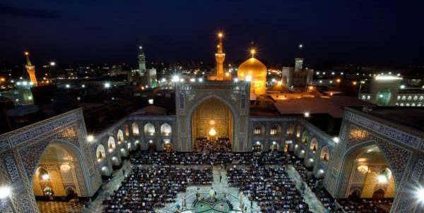 عکس حرم امام رضا از نمای بالا