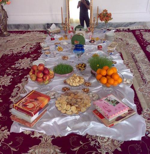 عکس هفت سین روی زمین