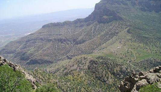 عکس سفید کوه لرستان