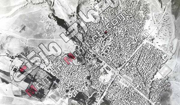 عکس هوایی قدیمی سنندج