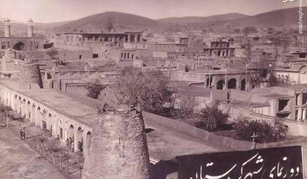 عکس هوایی قدیمی سنندج