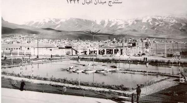 عکس هوایی قدیمی سنندج