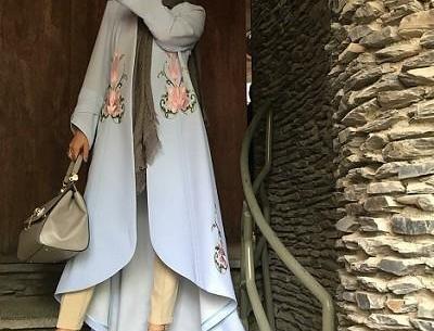 عکس مدل مانتو جدید بلند تابستانی