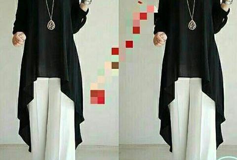عکس مدل مانتو حریر دخترانه جدید