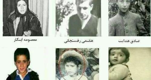 عکس کودکی دایی