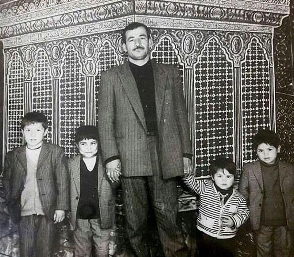 عکس کودکی دایی