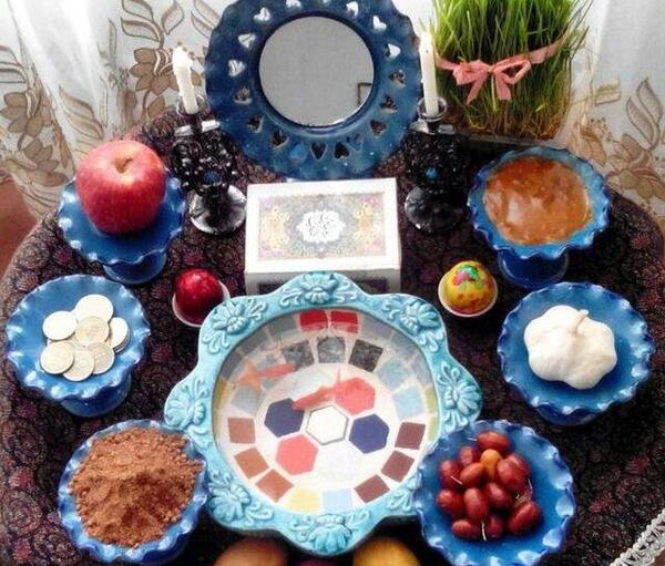 عکس سفره هفت سین و عید