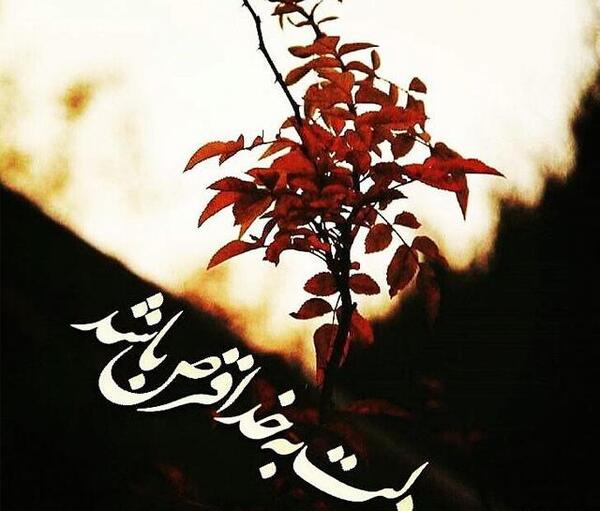 عکس نوشته راجب امید به خدا