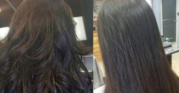 عکس کراتینه قبل و بعد