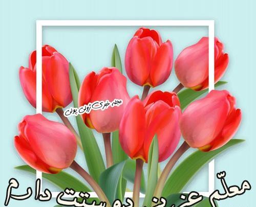 عکس دوست دارم معلم عزیزم