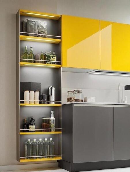 عکس ایده کابینت برای آشپزخانه های کوچک