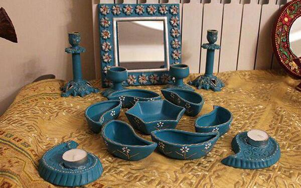عکس هفت سین سفالی