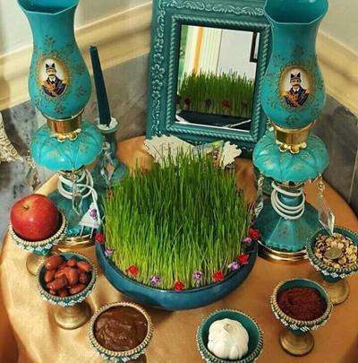 عکس هفت سین سفالی