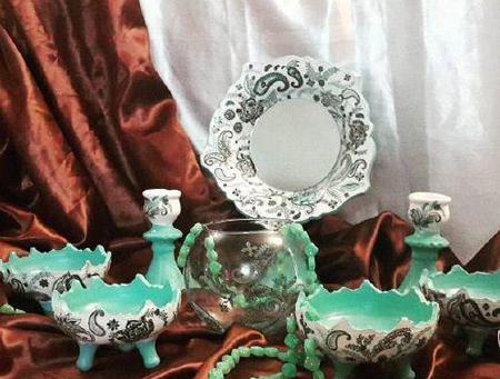 عکس هفت سین سفالی
