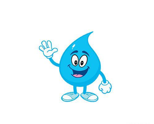 عکس کارتونی قطره آب