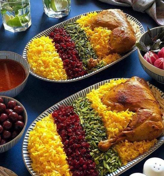 عکس های تزیین غذاهای ایرانی
